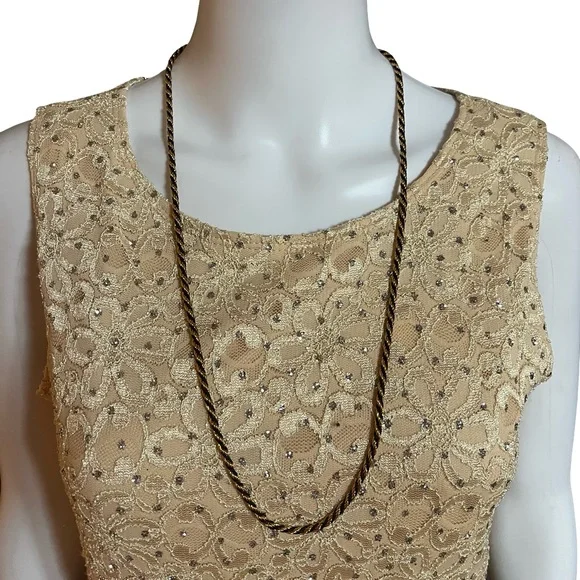 VTG Trifari Gold and Black Necklace with Sleek Design - Picture 3 of 8